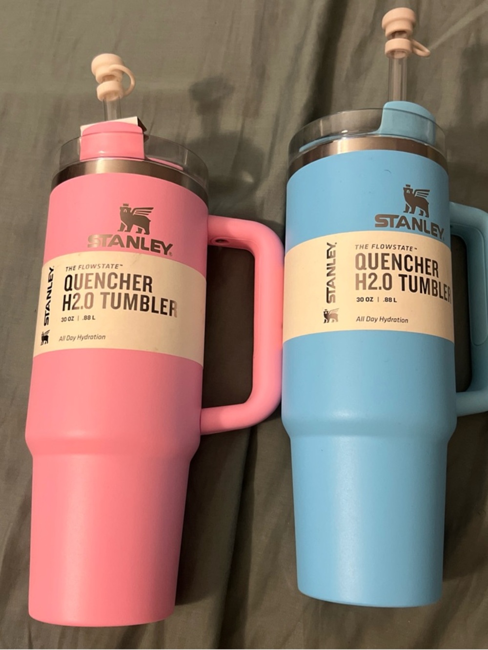 Stanley Quencher H2.0 Tumbler - Pink & Blue
